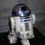 Der legendäre Roboter begegnete uns am Stand zu "Star Wars - The old Republic"