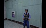 Das geheime Experiment findet in einem Hochsicherheitsbereich statt, der durch Sicherheitspersonal bewacht wird (Half-Life).
